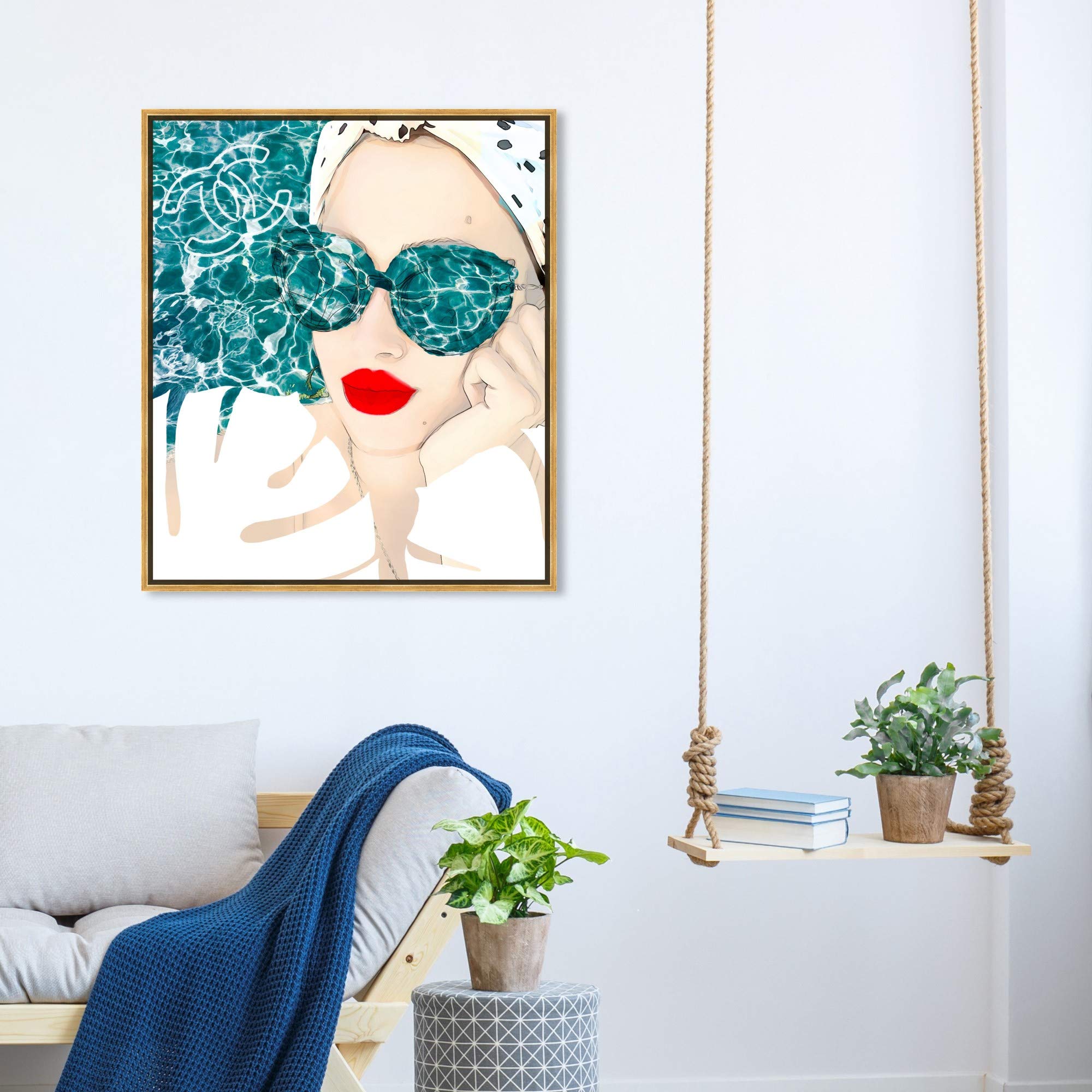 Stylish 'MariPily' Framed Wall Art Canvas Prints - Elegant Home Decor for Living Room, Bedroom & Office