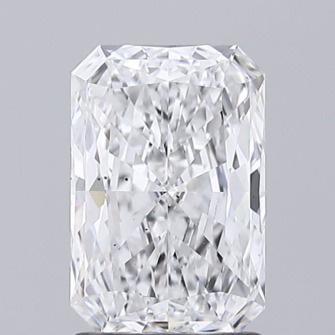 1.52 Carat D Color VS2 Clarity Radiant Cut Lab-Grown Diamond for Engagement Rings & Fine Jewelry