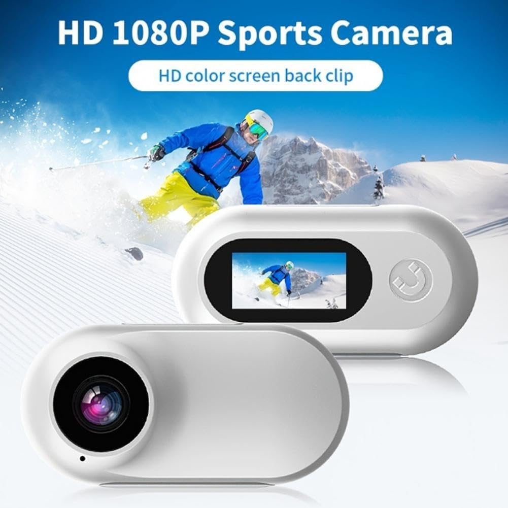 1080P HD Pet Silicone Collar Camera with Color Screen - Waterproof Cycling Action Camera for Outdoor Sports, Hiking & Lost Pet Tracking
