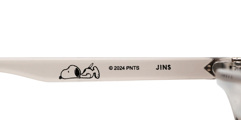 JINS x PEANUTS 086 Resting 81 Eyeglasses - Stylish & Comfortable Unisex Glasses for Work, Study & Daily Use