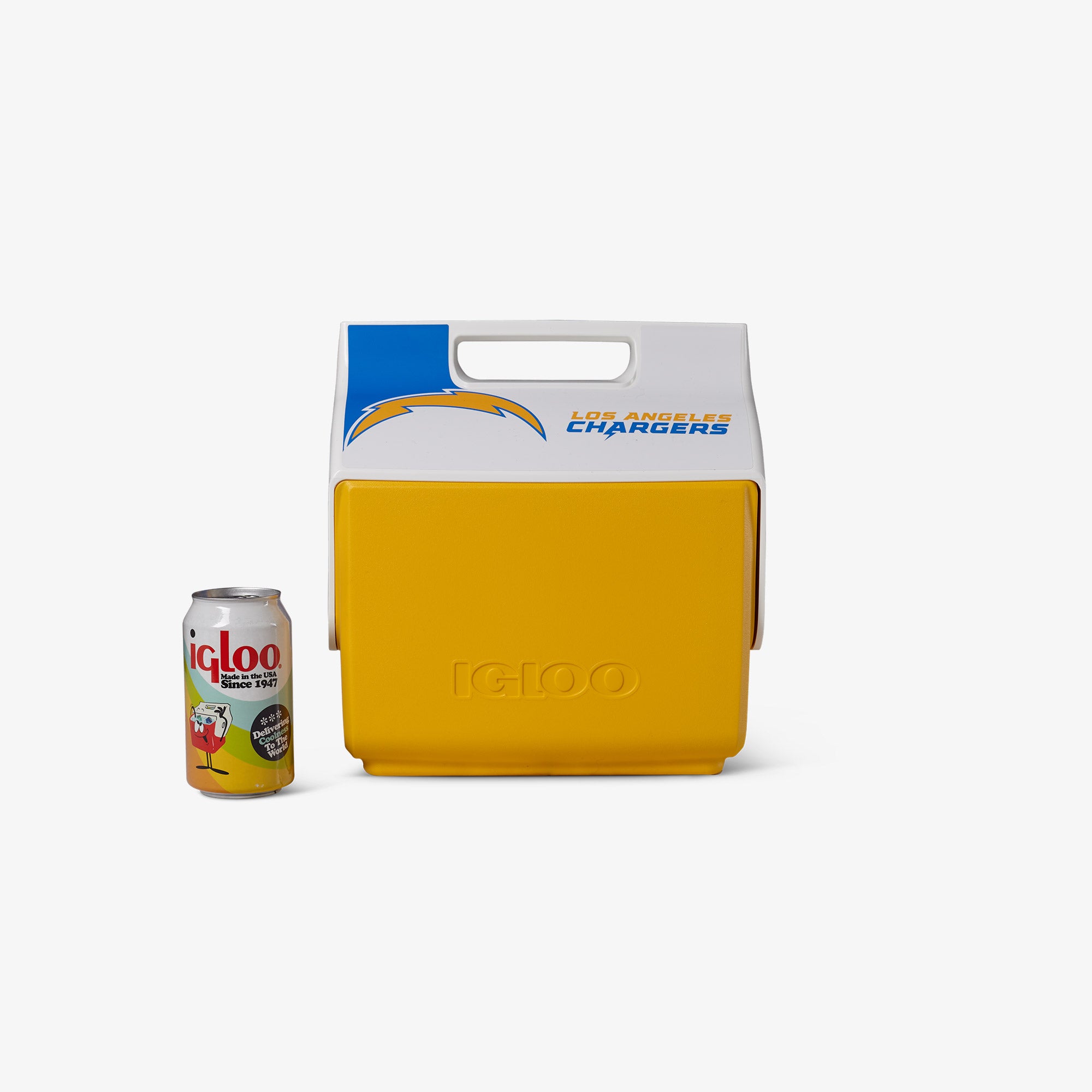 Los Angeles Chargers 7 Quart Little Playmate Cooler - Portable Insulated Lunch Box for Picnics, Beach, and Tailgating