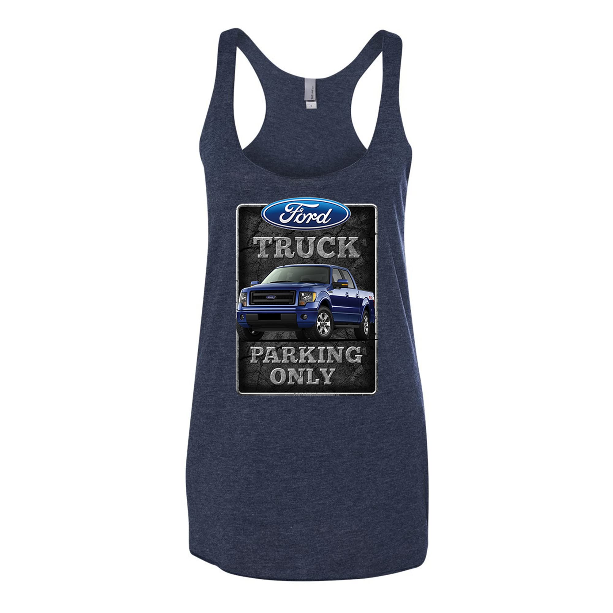 Official Ford F-150 Truck Parking Only Sign - Licensed Premium Women's Tank Top - Perfect Gift for Ford Truck Owners & Enthusiasts - Great for Car Shows, Tailgating & Garage Decor