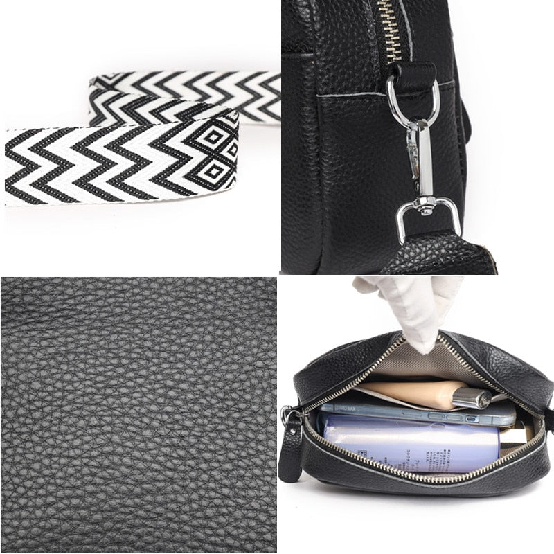 Genuine Leather Women's Crossbody Bags - Stylish & Durable Handbags for Everyday Use, Travel, Work & Shopping