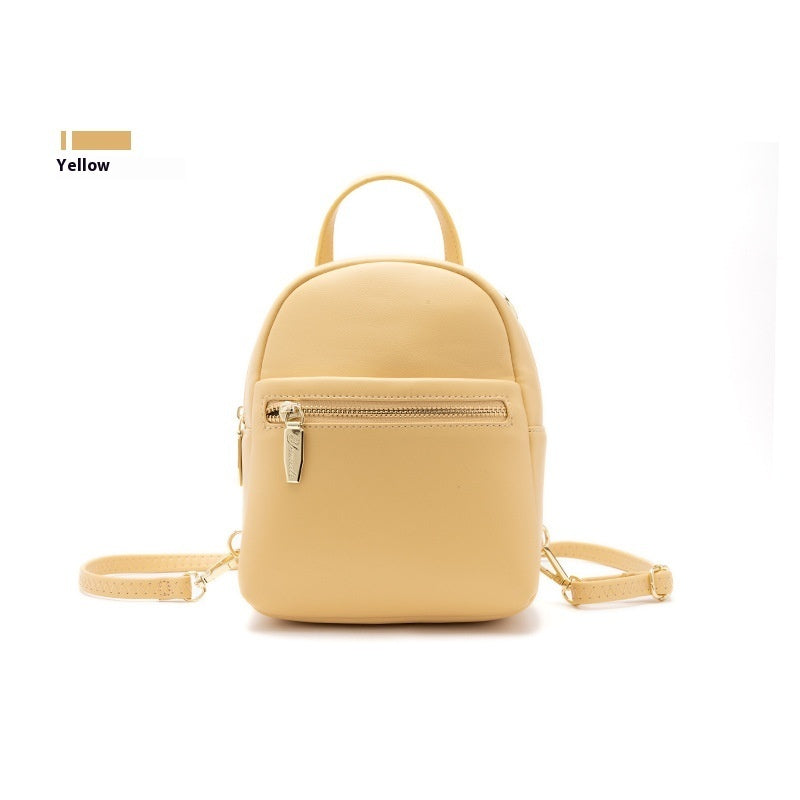 Vegan Leather Mini Backpack for Women - Large Capacity Lightweight Travel Daypack, Waterproof Crossbody Bag for Work, School, Gym & Outdoor Activities