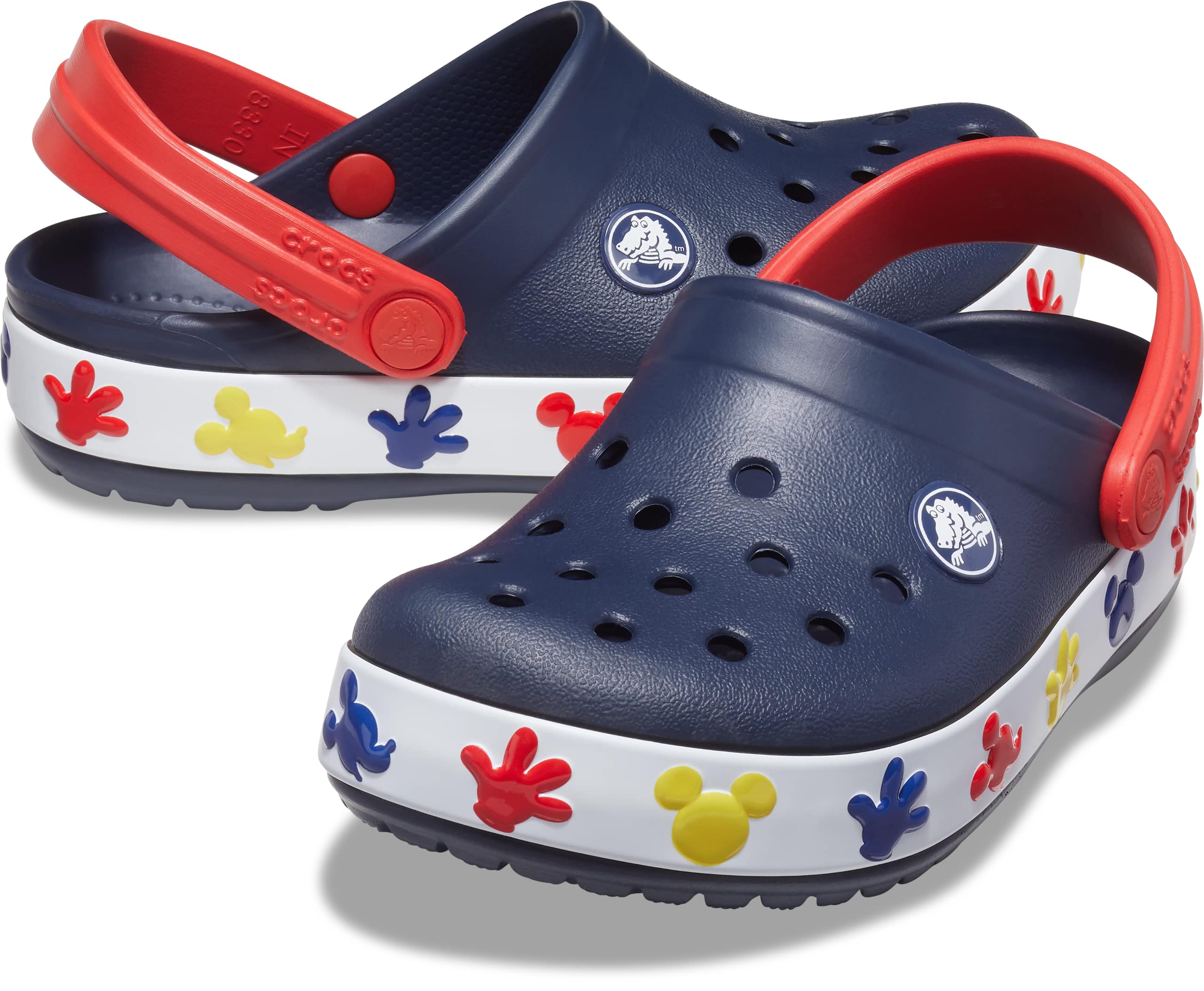 Crocs Unisex-Child Disney Mickey and Minnie Mouse Light Up Clogs | Kids' Light-Up Shoes for Playtime, Parties & Everyday Wear
