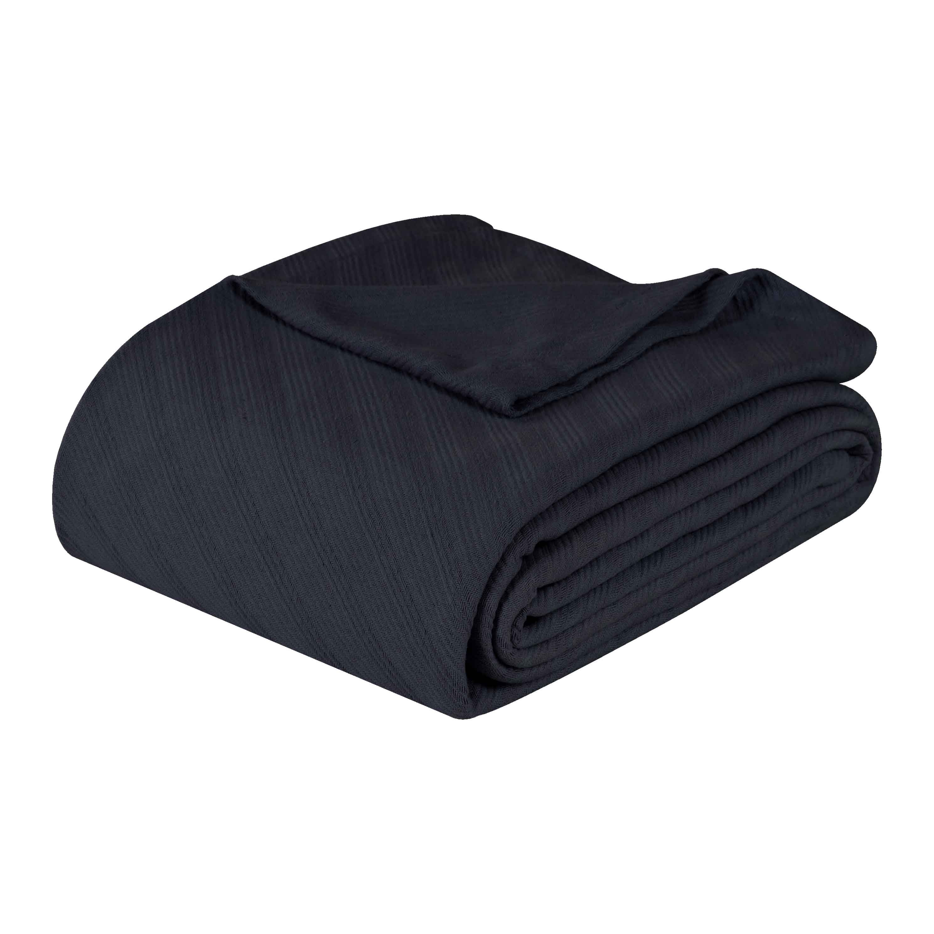 Premium Milan Cotton Textured Striped Lightweight Woven Blanket - Soft & Breathable Throw for Sofa, Bed, Picnic & Outdoor Use