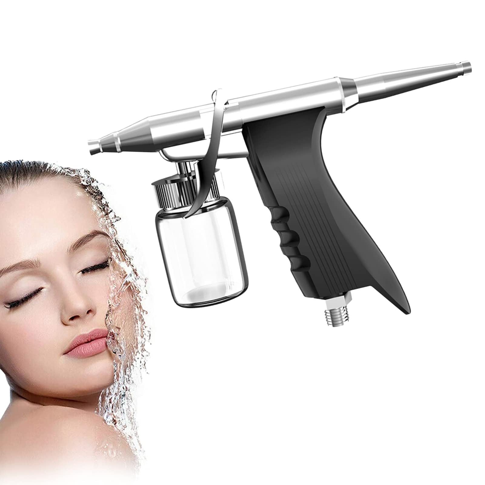Professional Airbrush Spray Gun Kit for Tattoo Art, Beauty & Spa - Facial Moisturizing, Pore Cleaning & Decoration Tool | Perfect for Home Spa, Salon Treatments & DIY Beauty Care