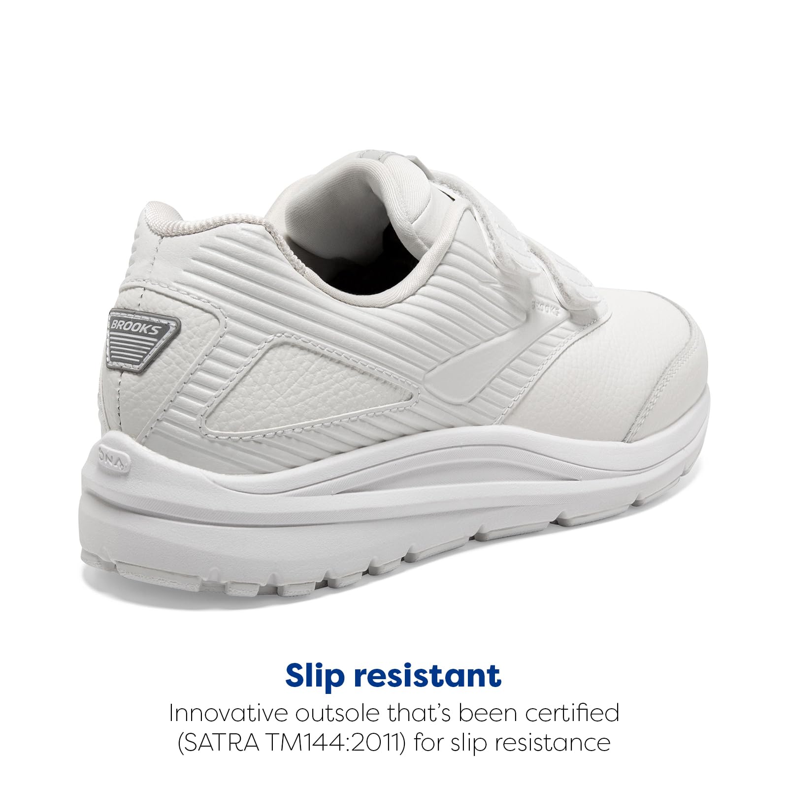 Brooks Men's Addiction Walker V-Strap 2 Walking Shoes - Supportive Orthopedic Sneakers for Flat Feet & Overpronation - Comfortable Walking Shoes for Men with Arch Support - Ideal for Nurses, Teachers & All-Day Wear