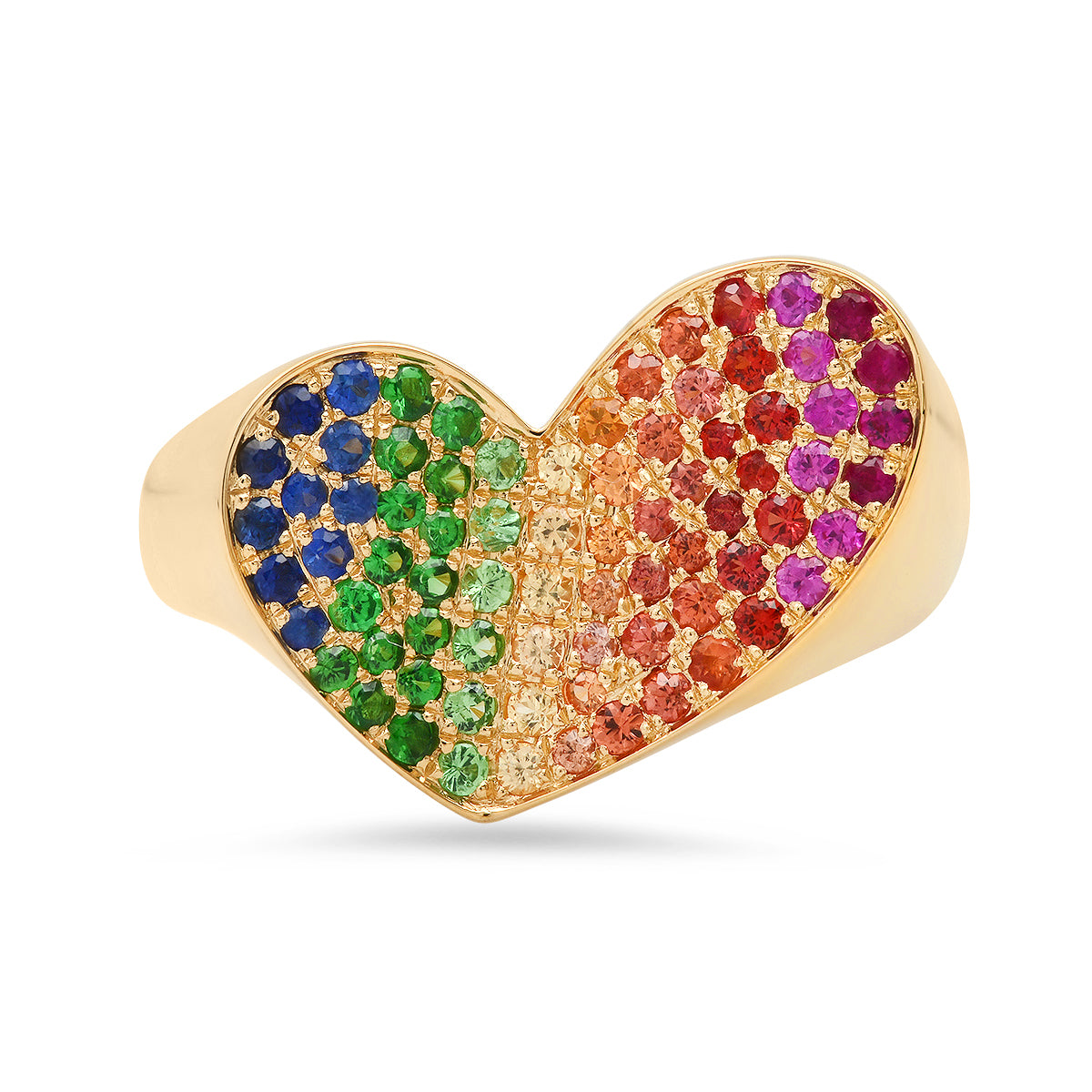 Heart Penacho Ring - Elegant Bohemian Style Jewelry for Women | Perfect for Parties, Weddings & Everyday Wear