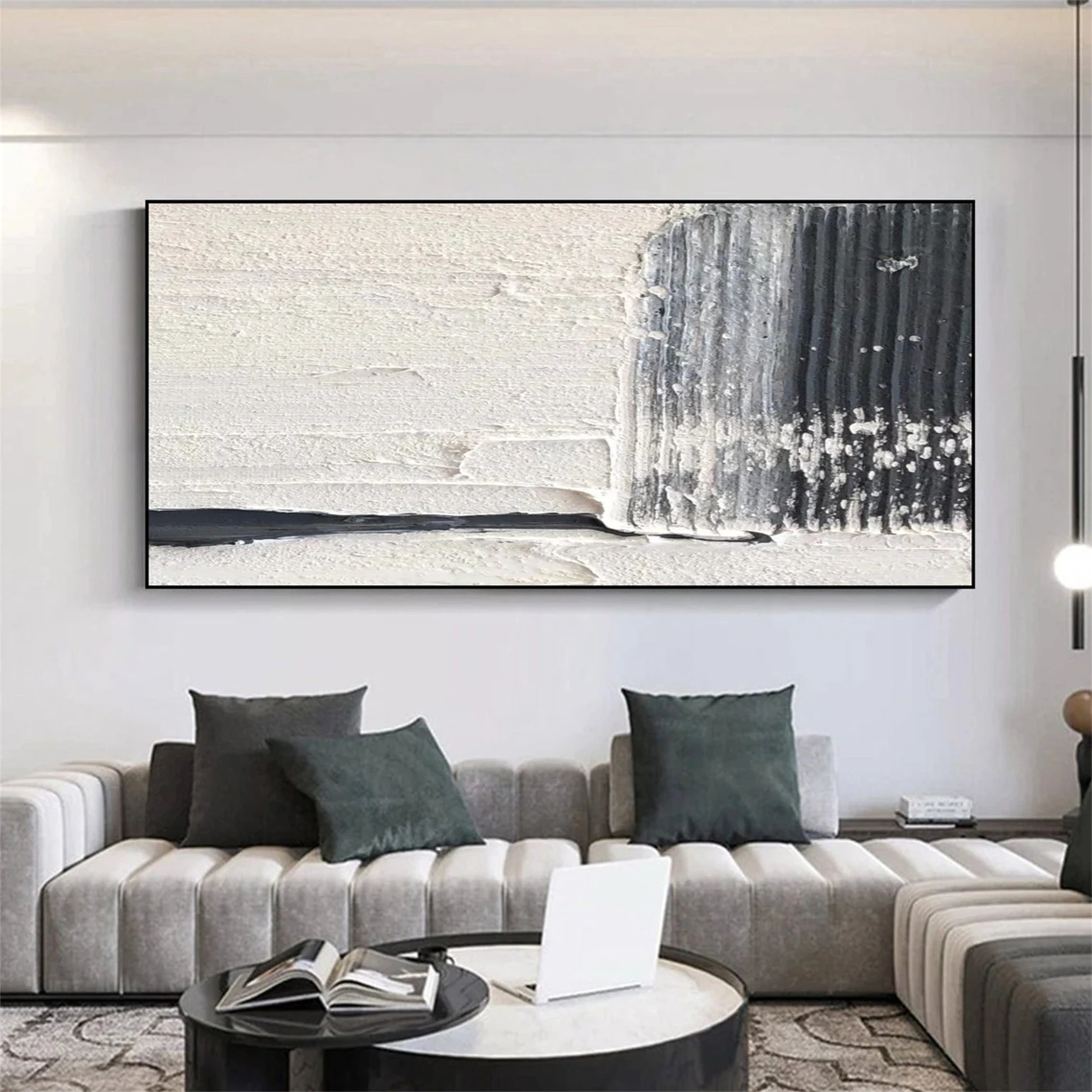 Abstract Painting #AB 087 - Modern Canvas Wall Art for Home & Office Decor - Perfect for Living Room, Bedroom, or Workspace
