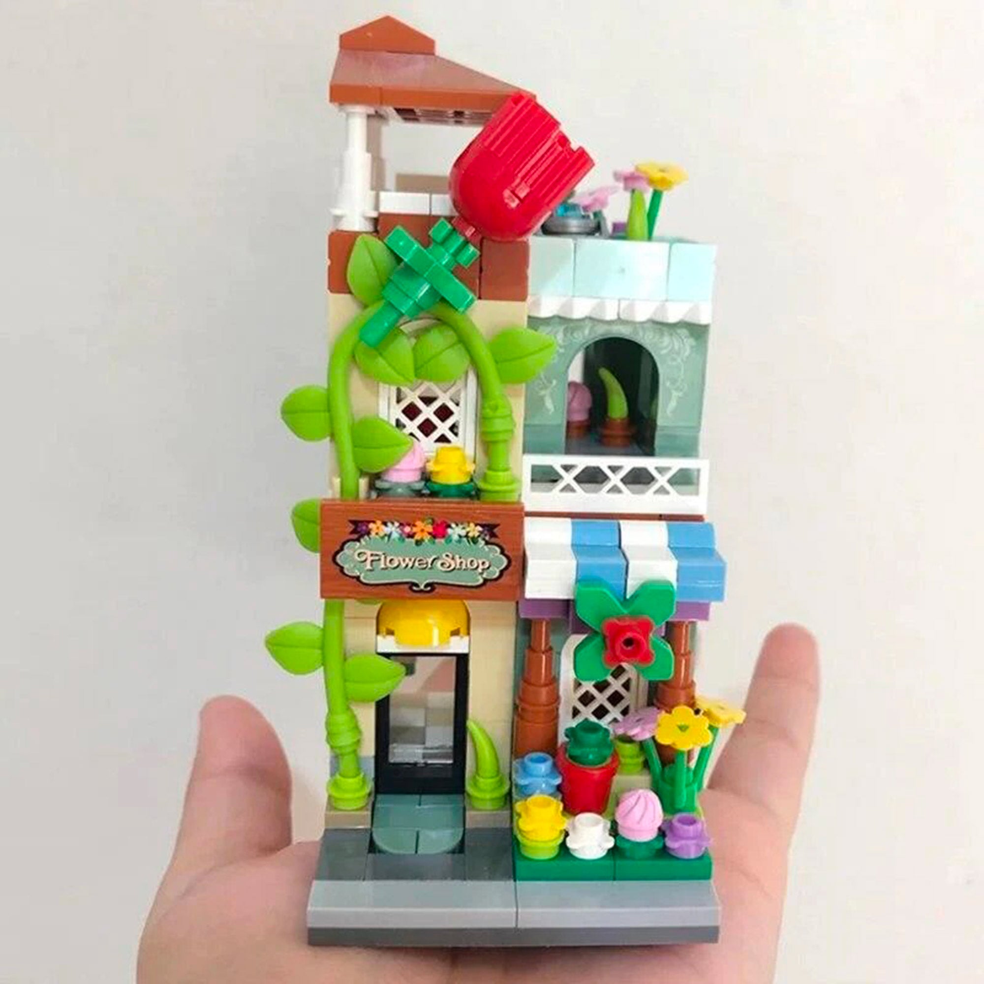 LOZ Mini Building Blocks - Floral Shop DIY Model Kit for Adults & Kids | Creative Gift for Flower Lovers, Home Decor & Office Display