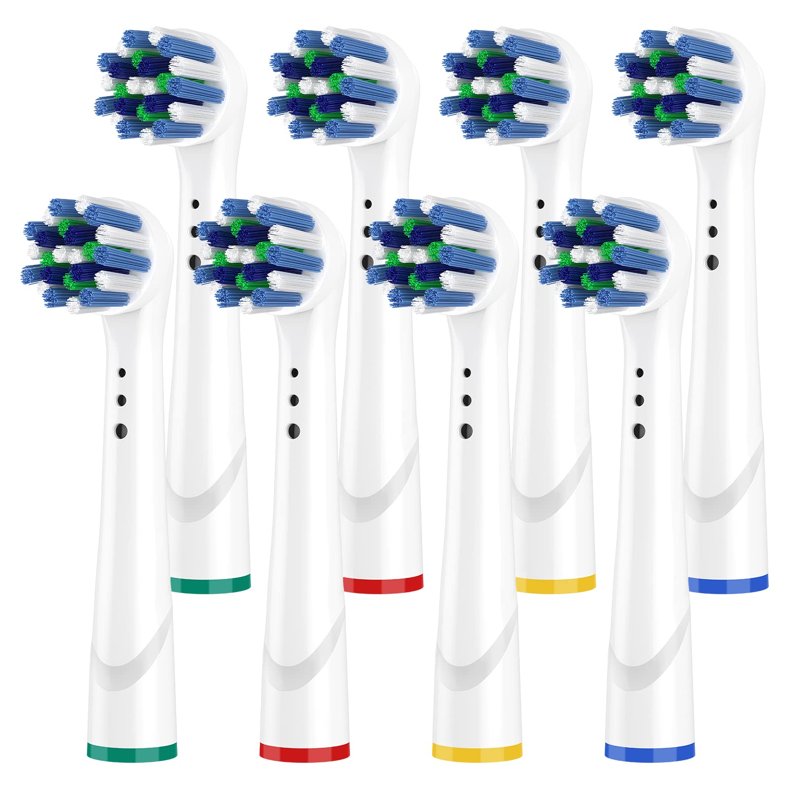 Oral B Electric Toothbrush Replacement Heads - 8 Pack Cross Action Brush Heads for Professional Cleaning | Compatible with Oral B Smart Series, Pro 1000, 2000, 3000 | Perfect for Daily Oral Care & Travel Use