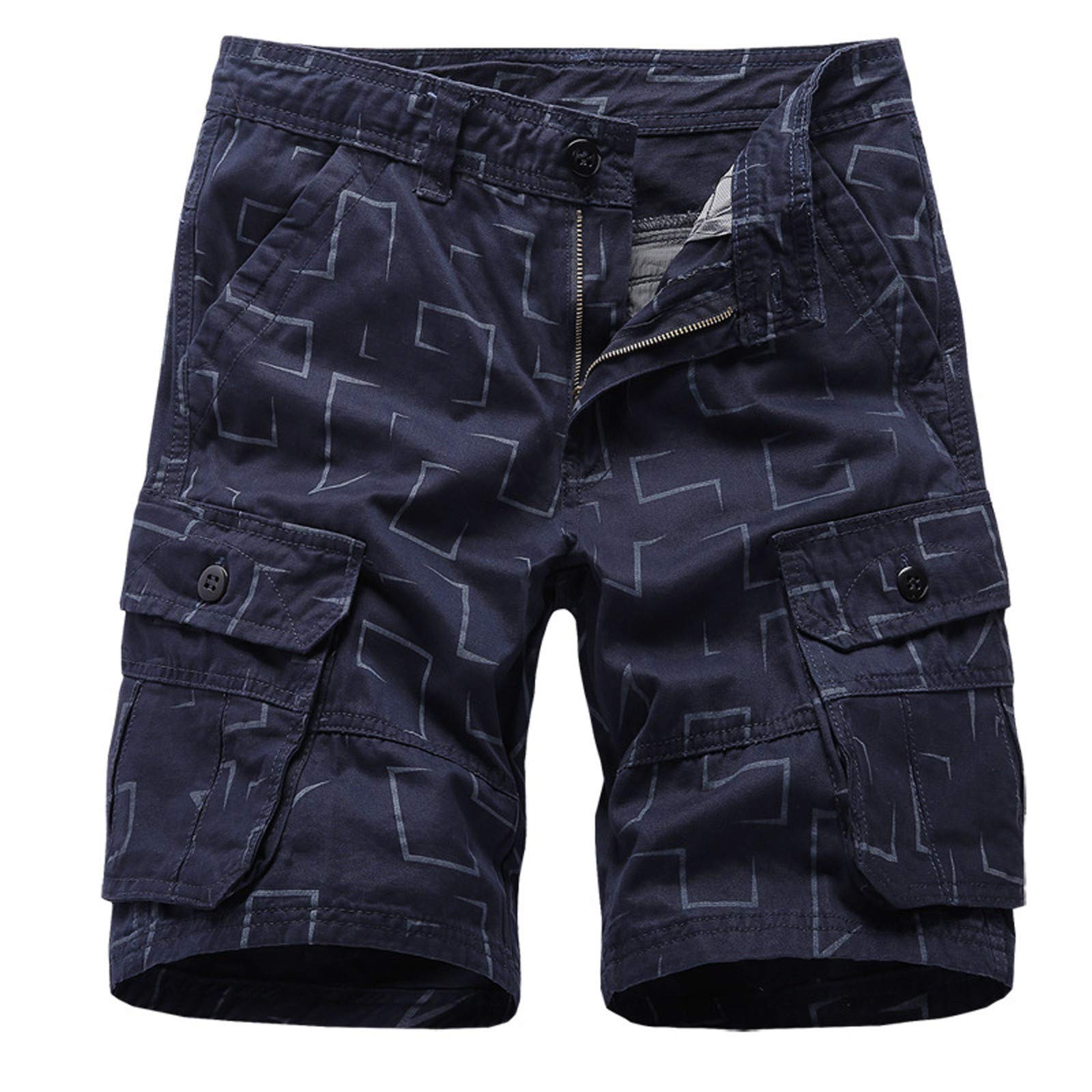 **Men's Cargo Shorts - Outdoor Casual Work Pants with Pockets, Beach & Travel Wear - Lightweight & Durable for Hiking, Fishing & Summer Activities**
