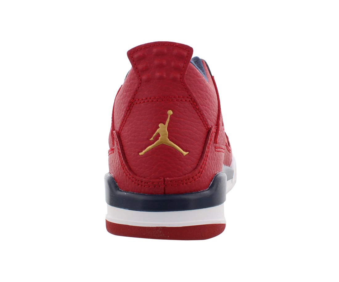 Nike Jordan 4 Retro PS Kids Basketball Shoes BQ7669-617 - Comfortable Sneakers for Little Boys & Girls - Perfect for School, Playground & Casual Wear