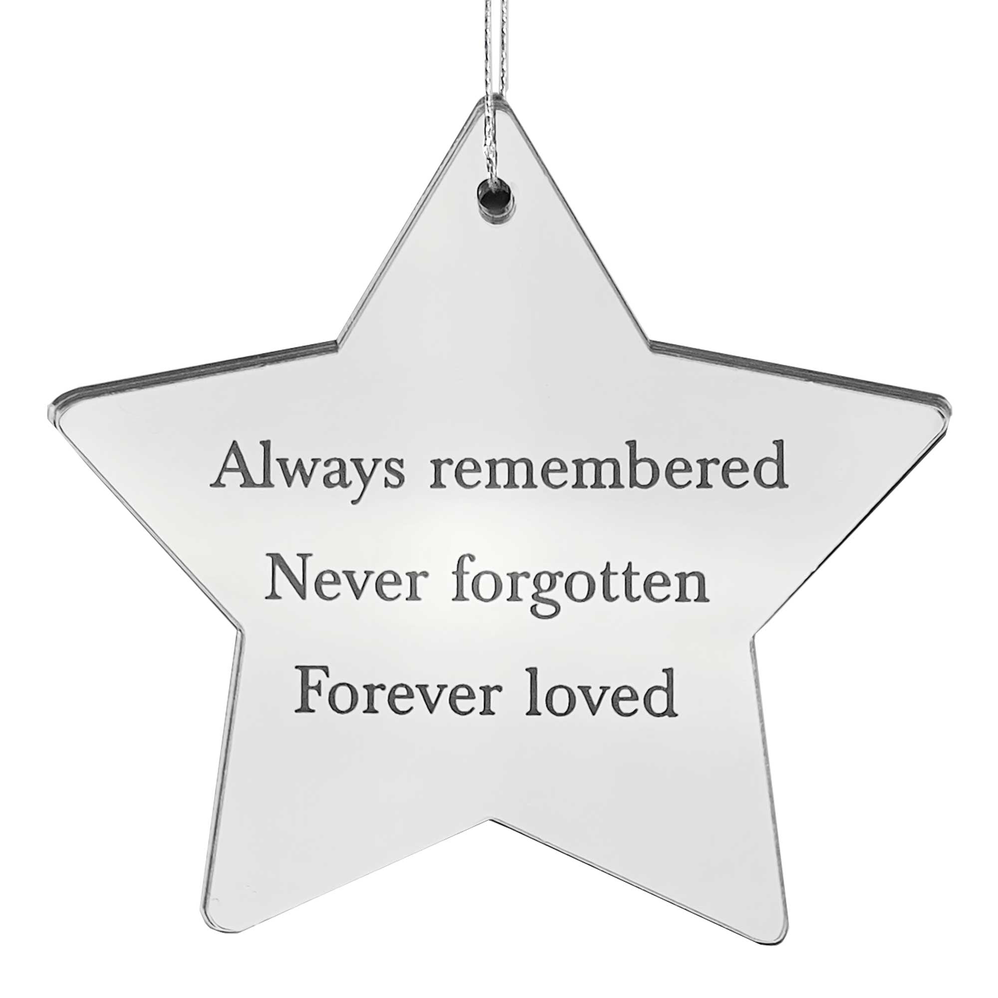 Mirrored Acrylic Star Hanging Ornament - Elegant Home Decor for Wall, Window, Party & Wedding Decoration - Perfect for Bedroom, Nursery, Christmas & Holiday Decorating