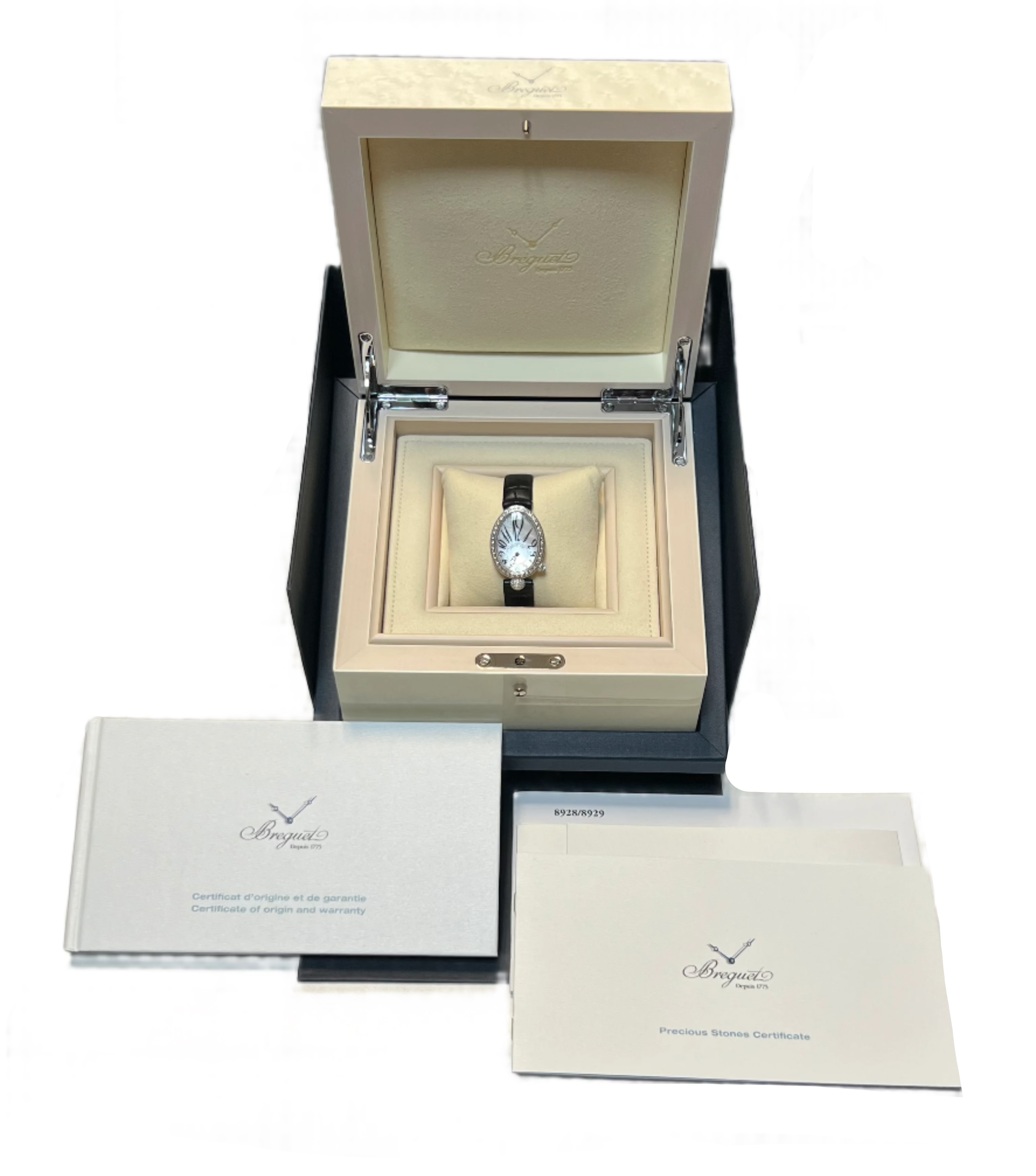 Breguet Reine de Naples 18K Rose Gold Diamond Ladies Watch - Luxury Women's Timepiece for Formal Events & Special Occasions