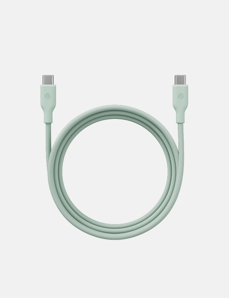 Braided Nylon USB-C to USB-C Cable 1.5M (5ft) Fast Charging & Data Sync - Perfect for Smartphones, Tablets & Laptops