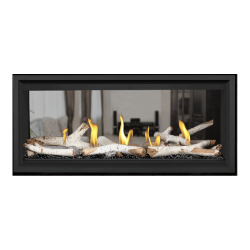 Napoleon Vector 38 See-Through Linear Direct Vent Gas Fireplace - LV38N2 1 | Modern Home Heating Solution for Living Rooms & Patios
