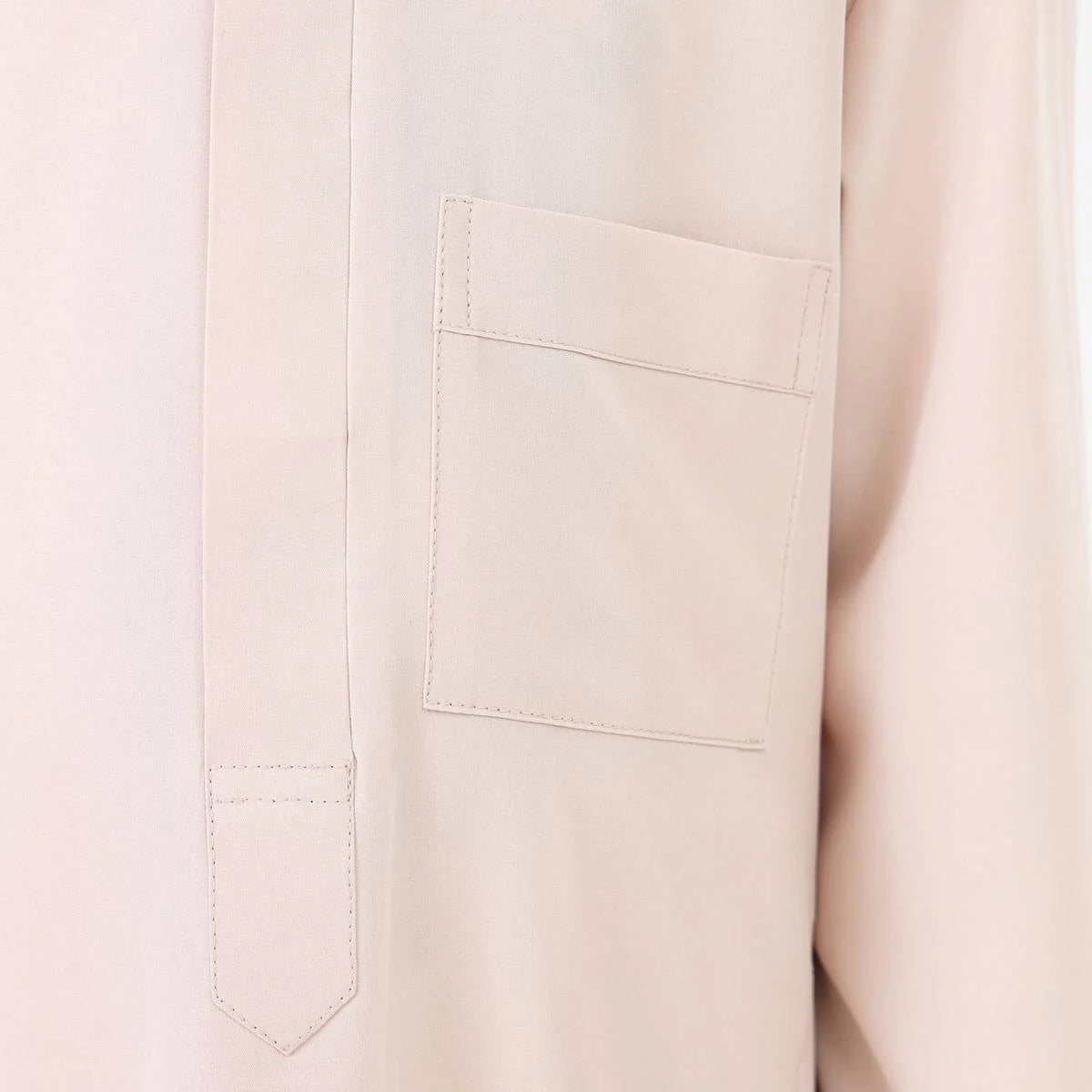 Middle East Arab Boy Thobe Thawb with Pocket #B24886 - Traditional Islamic Robe for Kids, Eid & Special Occasions