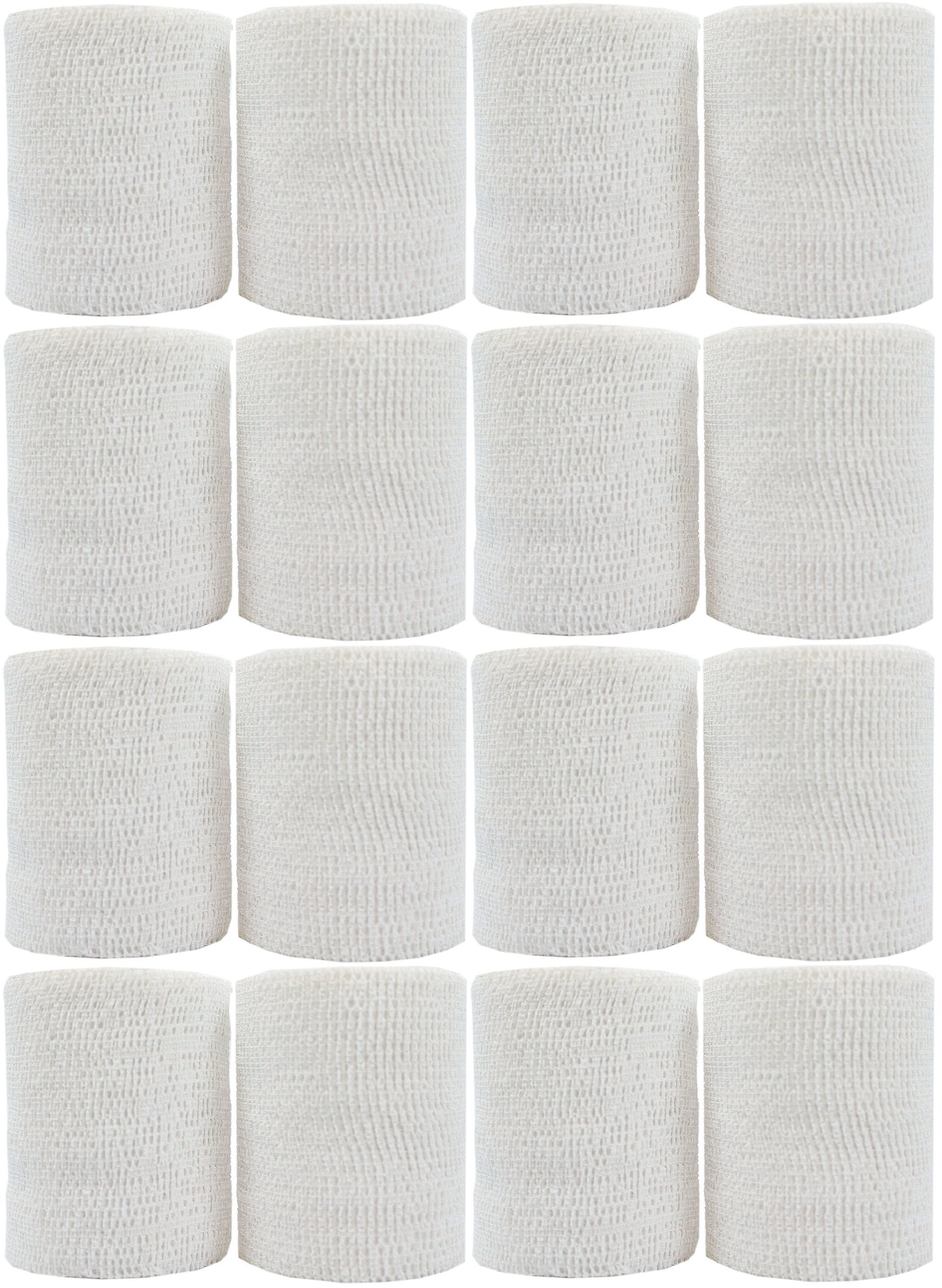 PowerFlex Self Adhesive Athletic Tape - Latex-Free Sports Wrap for Ankle & Wrist Support (3