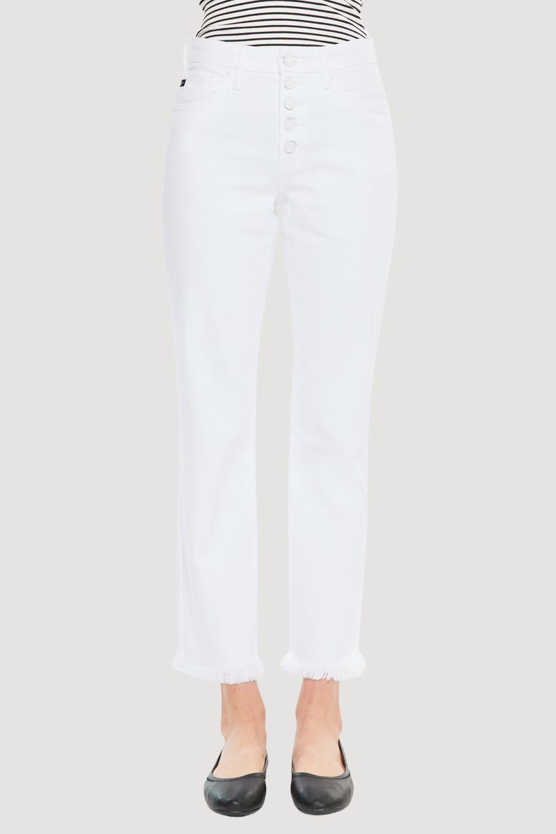 Cammie High Rise Straight Leg Jeans for Women - Stretch Denim Pants, Comfortable & Flattering Fit - Perfect for Casual Wear, Office, and Date Nights
