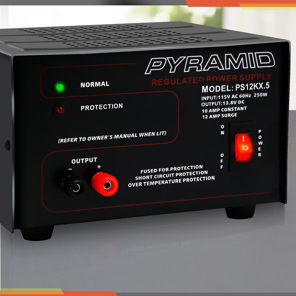 10 Amp Adjustable DC Power Supply for Electronics Hobbyists - Perfect for DIY Projects, Circuit Testing, and Lab Experiments