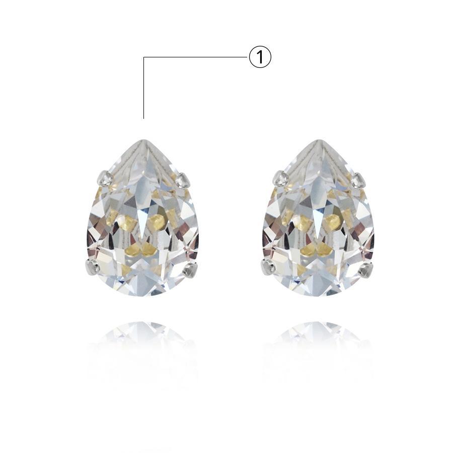 Mini Drop Stud Earrings for Women - Choose Any Color | Dainty Everyday Jewelry for Work, Parties & Gifting