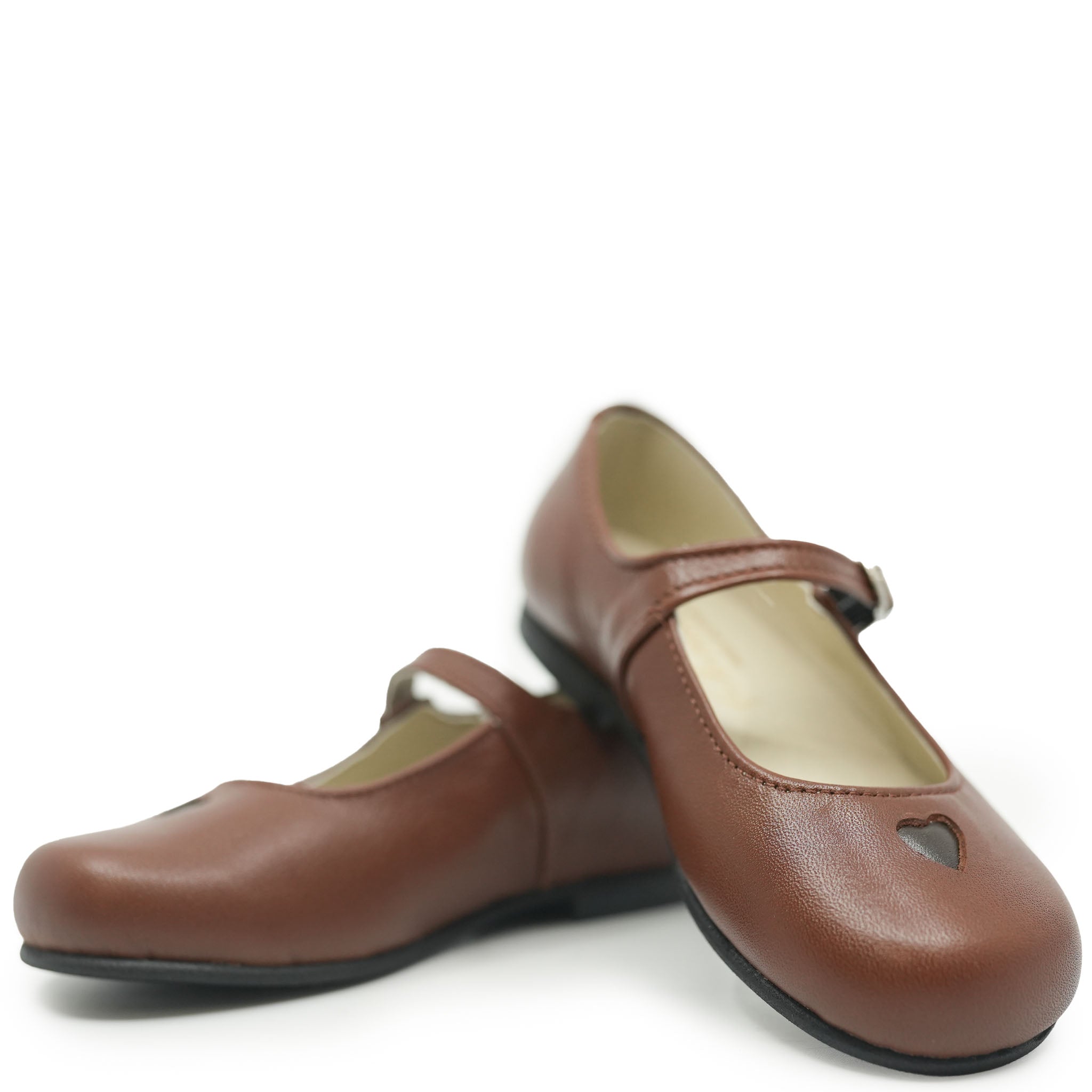 Sonatina Hazelnut Heart Mary Jane Shoes for Women - Comfortable & Stylish Flats for Casual Wear, Work & Everyday Outfits