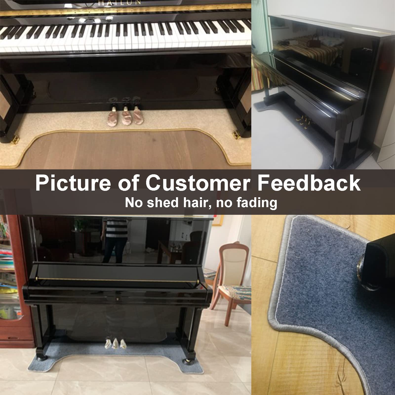 Premium Soundproof Rug for Upright Piano - 63