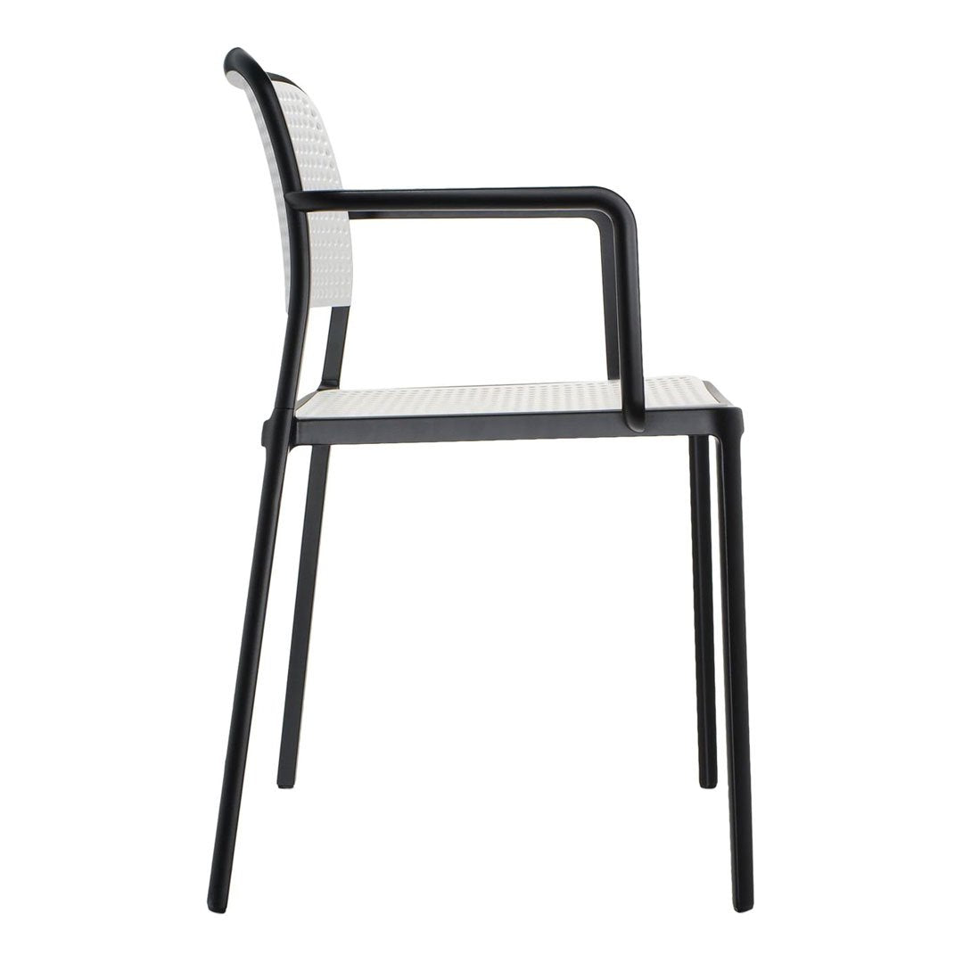 Audrey Arm Chair Set of 2 - Modern Accent Chairs for Living Room, Bedroom & Office - Comfortable Upholstered Lounge Chairs with Wooden Legs