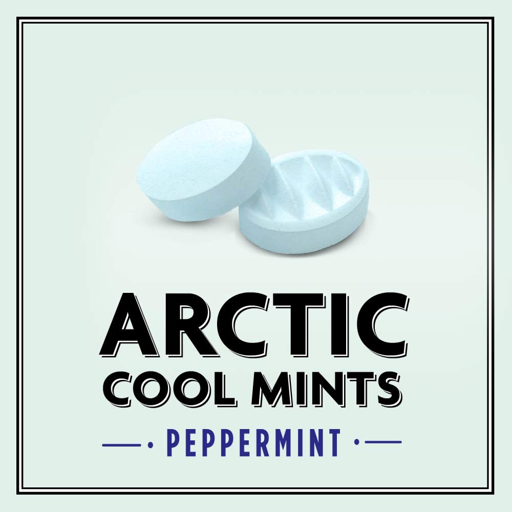 ALTOIDS Arctic Peppermint Breath Mints - 8 Pack of 1.2 oz Tins | Fresh Mint Hard Candy for Bad Breath | Perfect for Office, Travel & After Meals