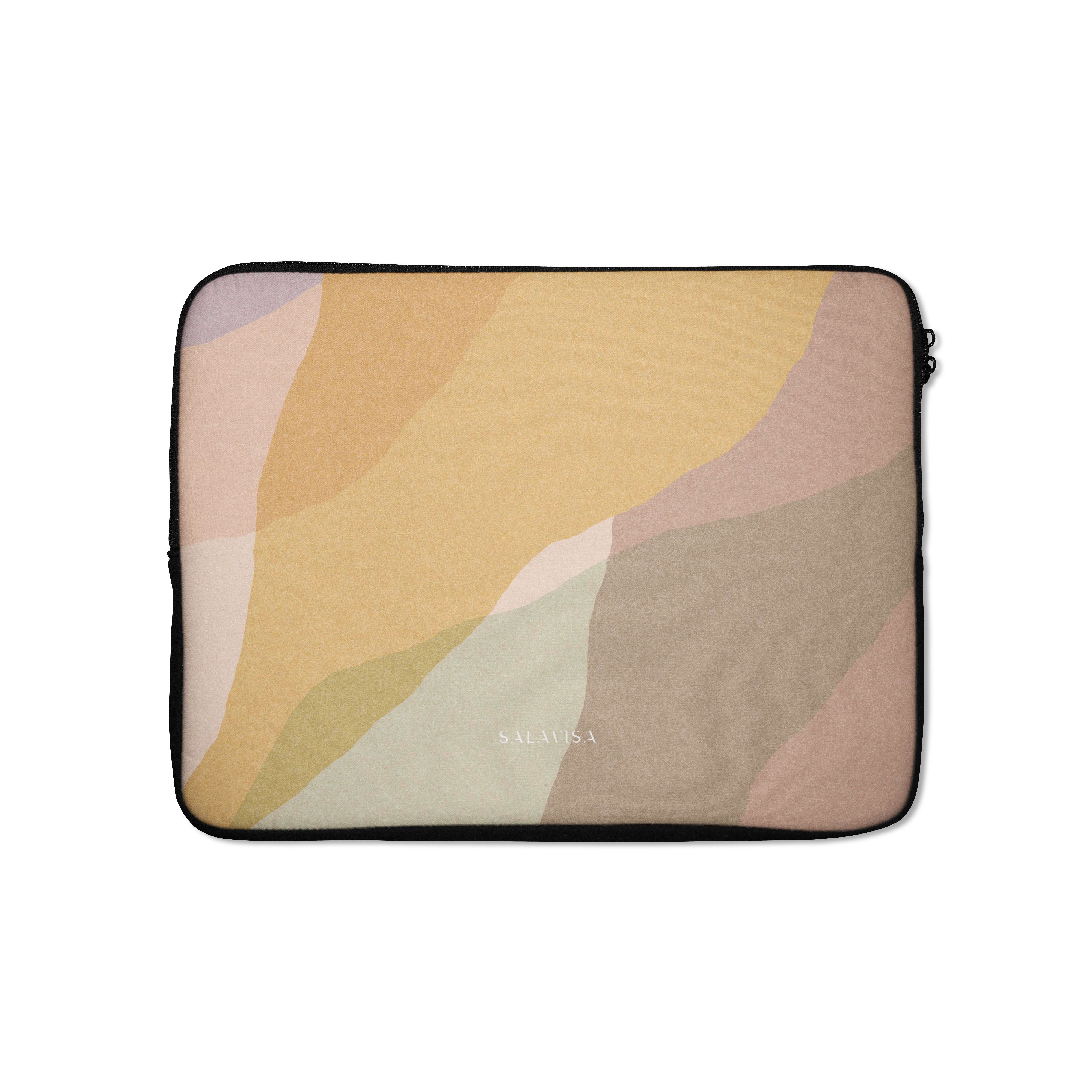 Premium Orange Layered Laptop Sleeve - Protective Case for MacBook Air/Pro 13-15 Inch - Lightweight & Water-Resistant - Perfect for Work, Travel & School