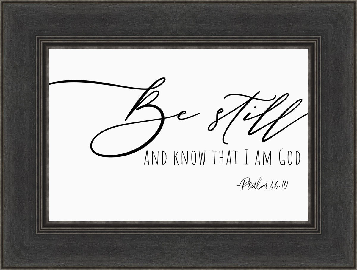 Be Still By Paige Tilly - Inspirational Wall Art Decor for Home, Office & Gifts - Perfect for Living Room, Bedroom & Meditation Space