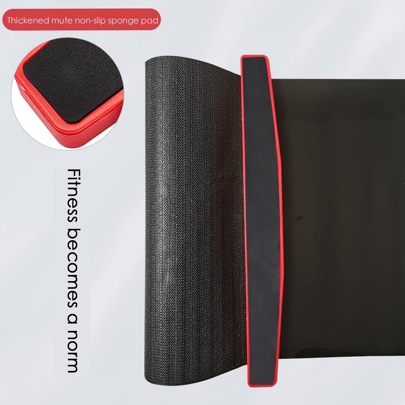 Portable Ice Hockey Slide Board Training Aid - Home Gym Equipment for Workout, Balance & Cardio Exercise | Improve Agility with Included Shoe Booties & Carrying Bag | Perfect for Hockey Training, Home Fitness & Sports Performance