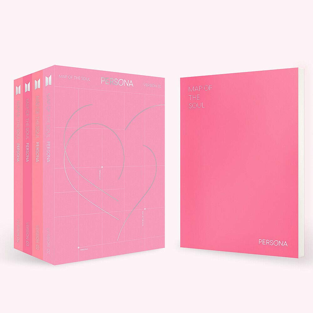 BTS MAP OF THE SOUL: PERSONA Album (Version 01) - CD with Poster, 76-Page Photo Book, 20-Page Mini Book, Collectible Cards & Photo Film - Perfect for K-Pop Fans & BTS Collectors - Great Gift for Birthdays & Special Occasions