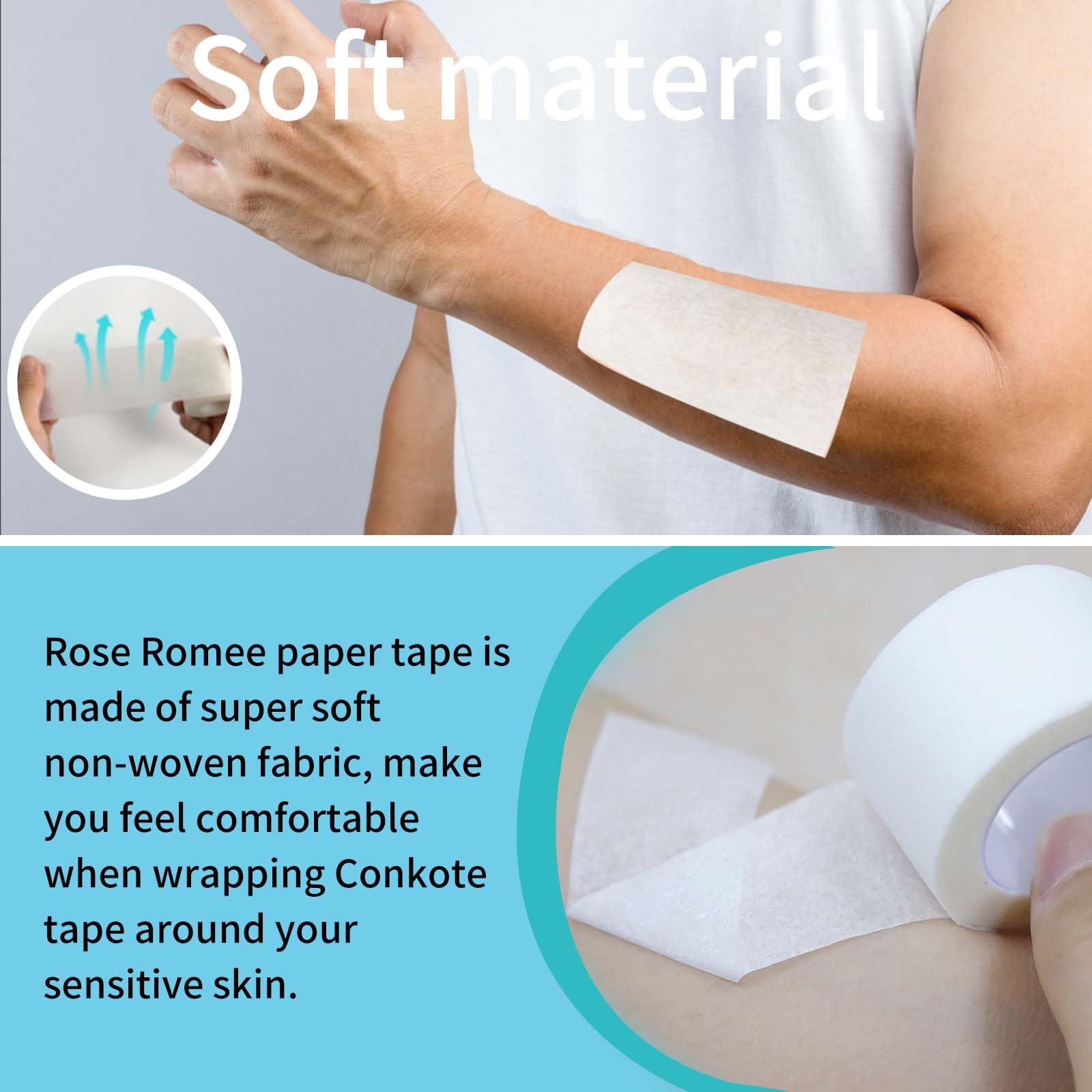 6 Rolls Micropore Tape 1/2 Inch & 1 Inch | Hypoallergenic Medical Paper Tape for Wound Care & Surgical Use | Sensitive Skin Friendly First Aid Tape | Nose Shaping Tape for Sleeping & Gauze Bandage Securing | Ideal for Hospitals, Clinics and Home First Aid Kits