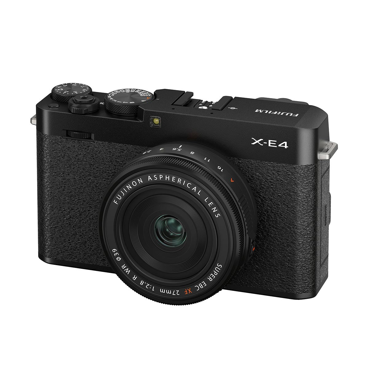Fujifilm X-E4 Mirrorless Digital Camera with XF 27mm f/2.8 R WR Lens Kit (Black) - Compact Travel & Street Photography Camera for Vlogging and Everyday Shooting