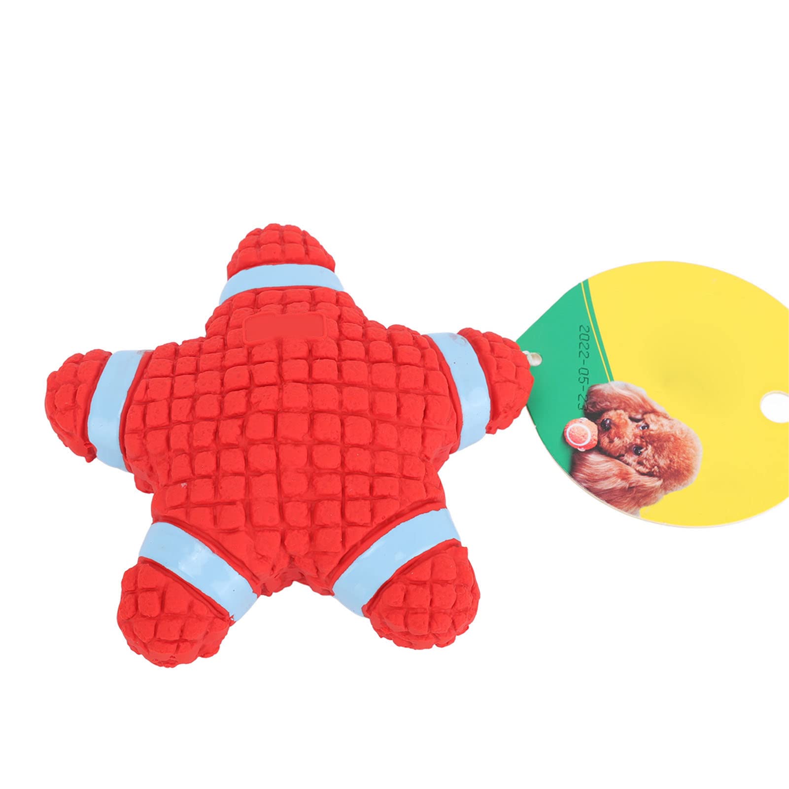 GLOGLOW Puppy Chew Toy - Durable Red Starfish Dog Chew Toy for Teething Puppies & Small Dogs | Interactive Dental Toy for Puppy Training & Anxiety Relief