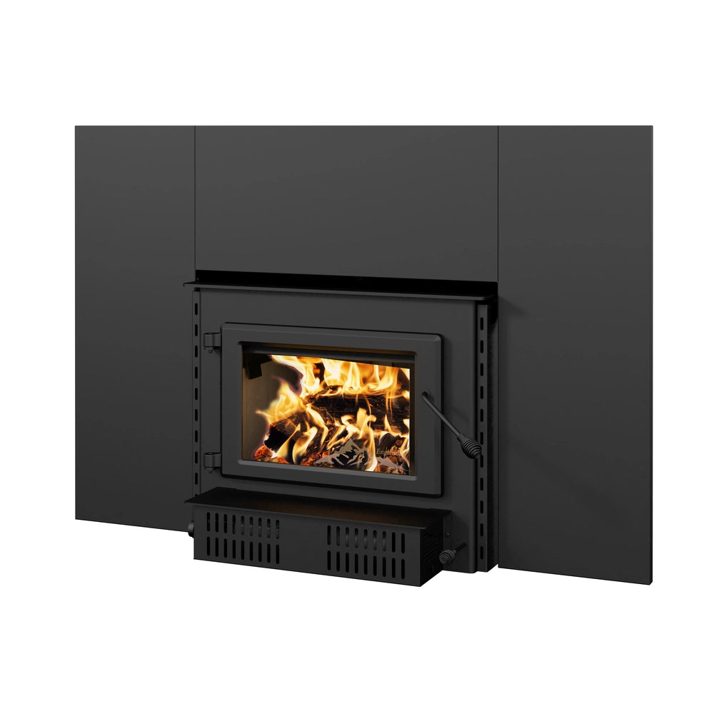 Englander Blue Ridge 300 I EPA Certified Wood Insert Stove with Blower - ESW0009 | Efficient Home Heating for Fireplaces & Living Rooms
