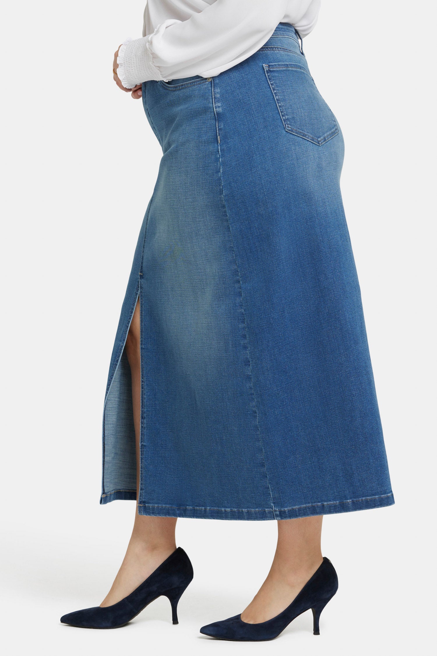 Plus Size High Rise Long Skirt for Women - Elegant Fairmont Style | Perfect for Office, Party & Casual Outfits