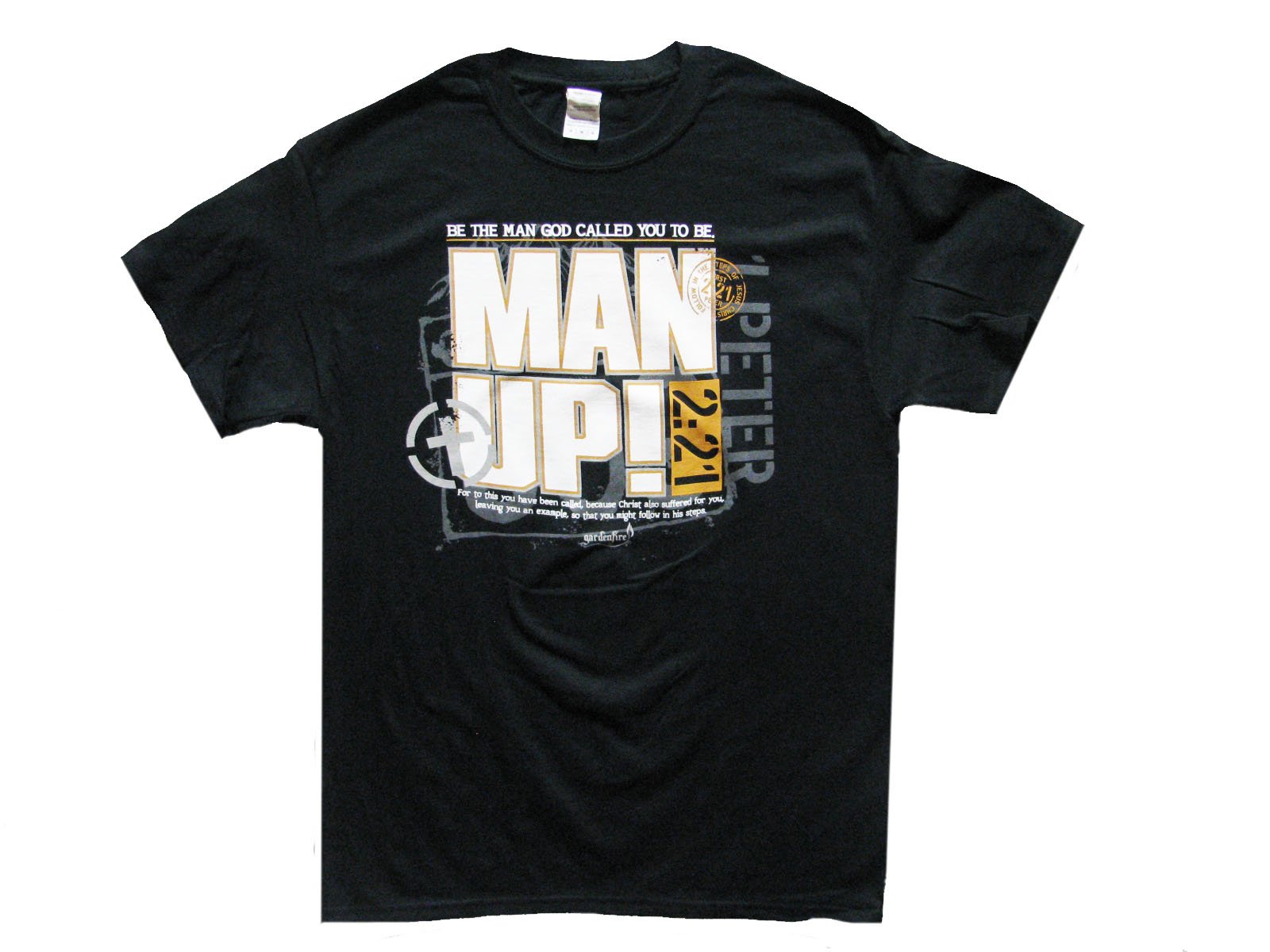 Christian T-Shirt for Men - Be The Man God Called You To Be | Inspirational Faith Apparel for Church, Bible Study & Daily Wear
