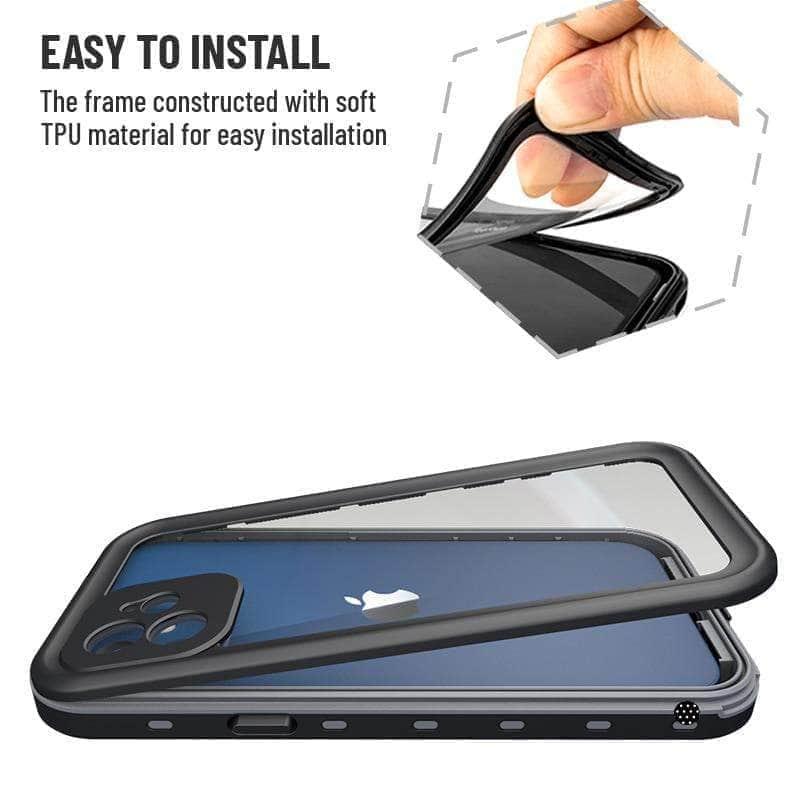 iPhone 13 Mini Waterproof Case - IP68 Certified Underwater Protection for Swimming, Snorkeling & Beach Activities