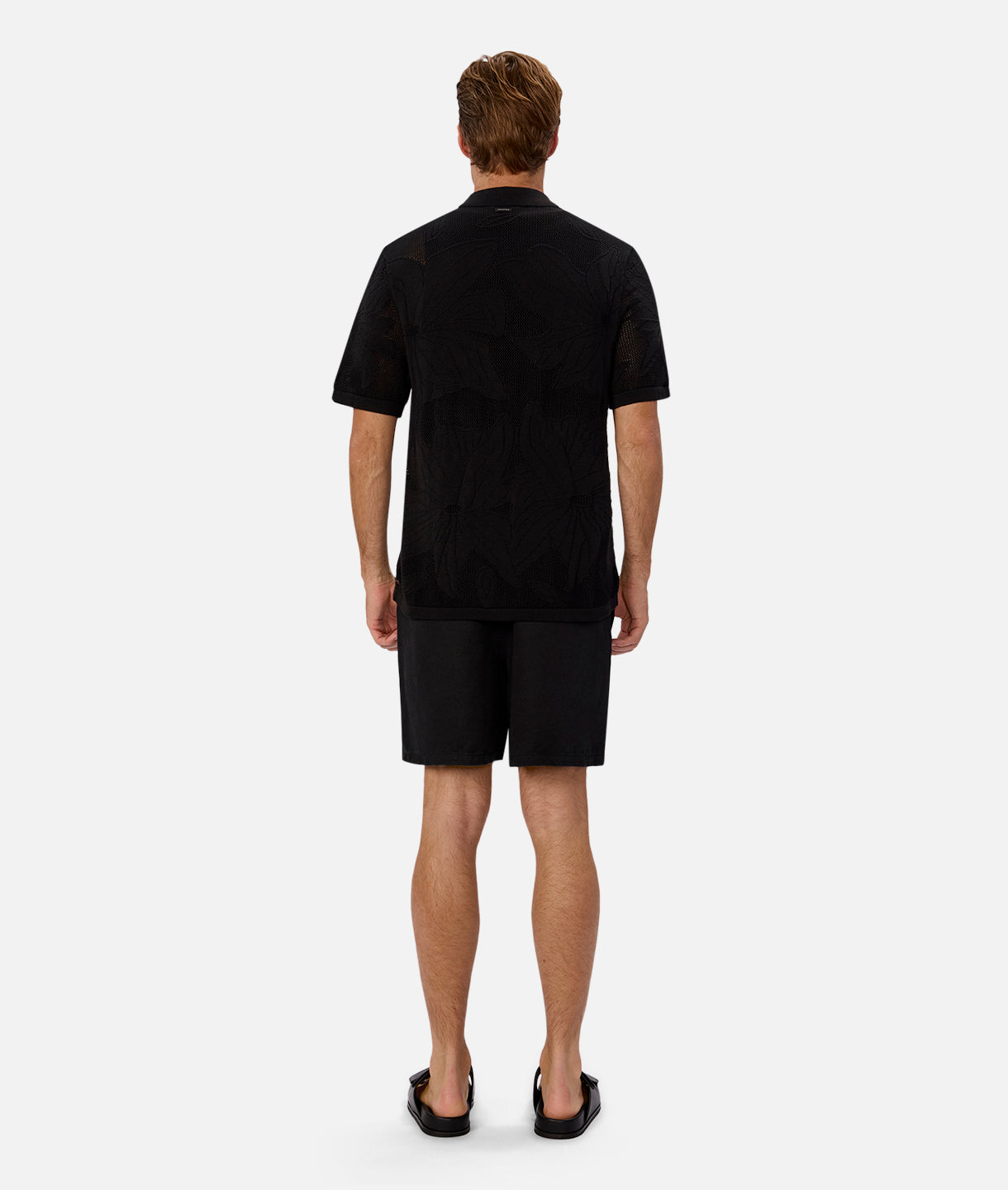 Alejandro Short Sleeve Shirt for Men - Premium Black Cotton Casual Button Down Shirt | Perfect for Summer Outfits, Office Wear & Casual Dates