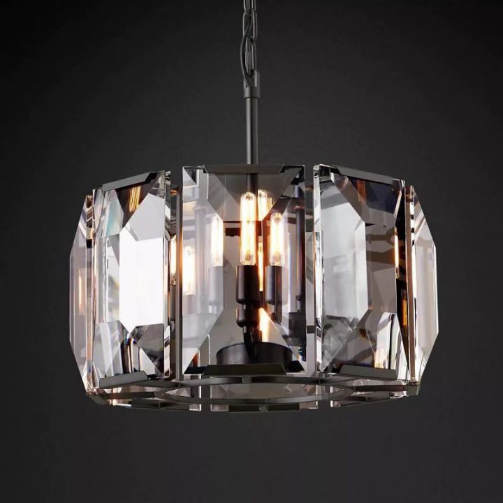Aubrey Crystal Round Chandelier - 19