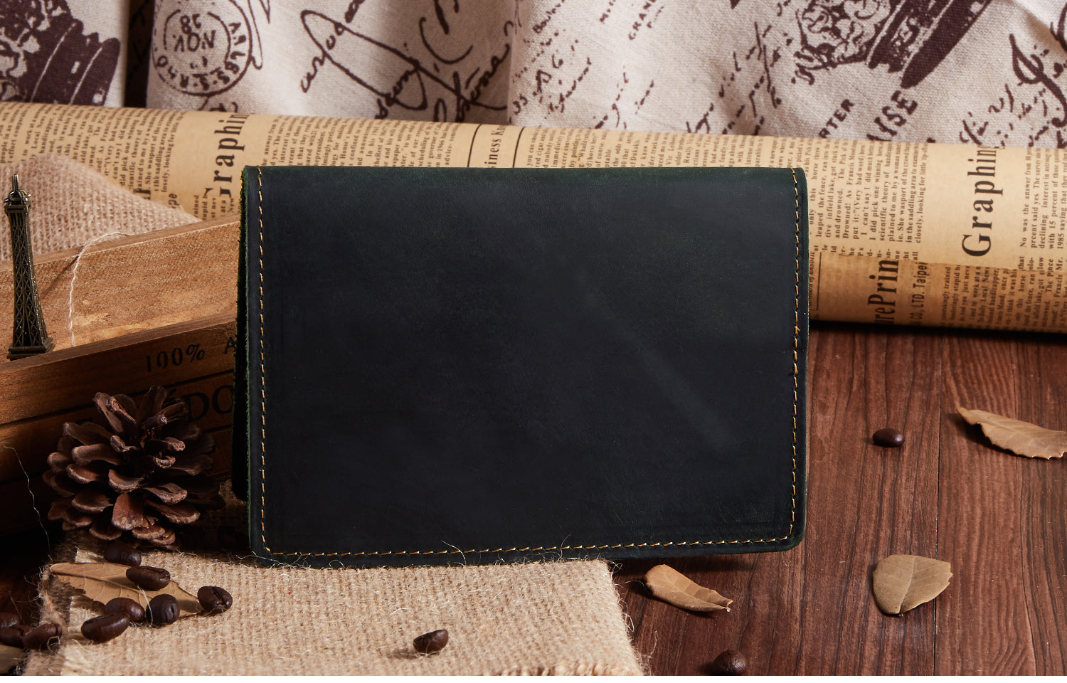 Premium Unisex Dual Fold Passport Holder - RFID Blocking Travel Wallet for Men & Women - Perfect for International Flights, Business Trips & Vacations