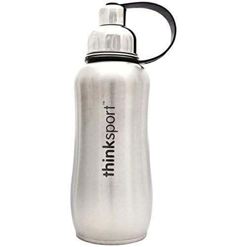 Thinksport BPA-Free 20oz Double Wall Vacuum Insulated Stainless Steel Water Bottle - Leakproof & Sweatproof for Gym, Hiking, Travel & Everyday Use