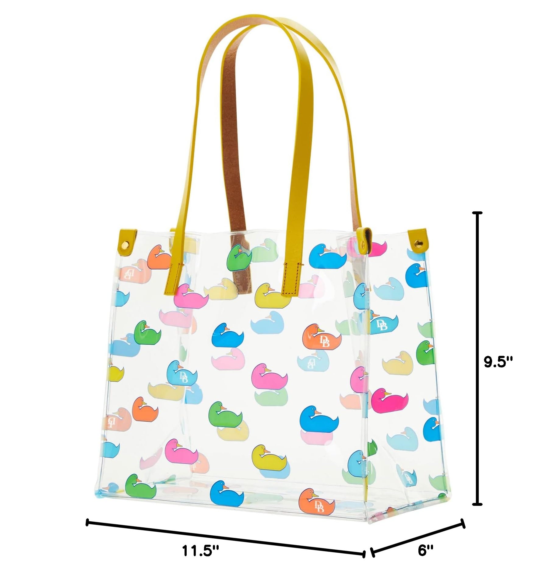 Dooney & Bourke Medium Multi Duck Tote Handbag for Women - Stylish Waterproof Leather Shopper Bag for Work, Travel & Everyday Use