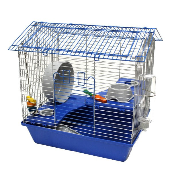 Premium Moss Hollow Deluxe Hamster Cage Kit with Accessories - Spacious Habitat for Dwarf Hamsters & Small Pets - Perfect for Home, Classroom, or Office Use