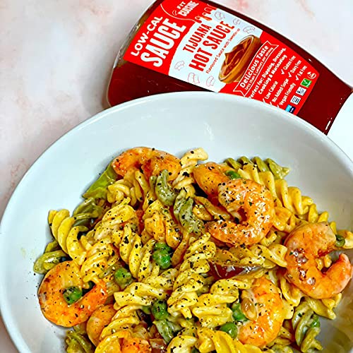 Applied Nutrition Fit Cuisine Low Calorie Tijuana Hot Sauce 425ml - Keto Friendly & Gluten Free Mexican Style Sauce for Weight Loss, Meal Prep & Healthy Cooking