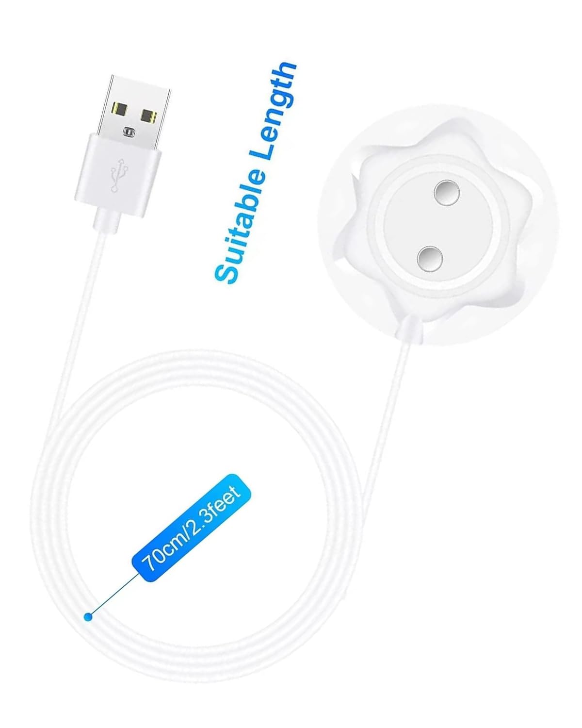 Magnetic Wireless Charger Stand for iPhone - Fast Charging Dock Station with Rose Design (White, 1 Pack) | Perfect for Bedroom, Office & Travel | Compatible with iPhone 12/13/14 Series